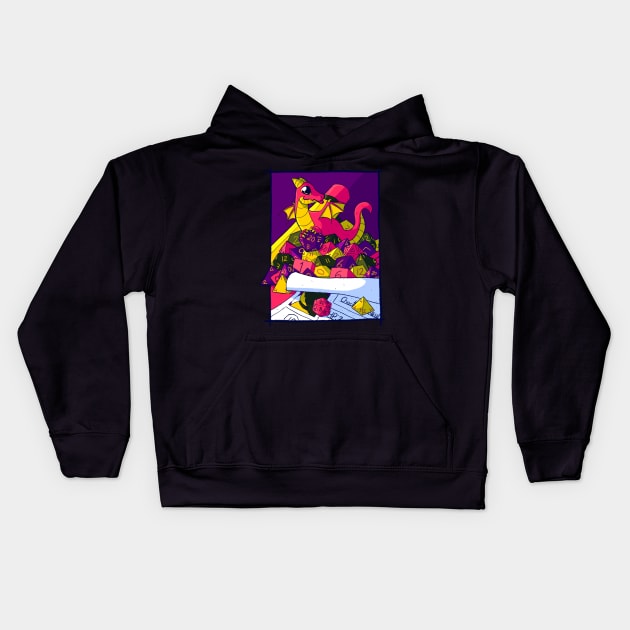 Little Dungeon Hoarder Kids Hoodie by DustbunnyStudios